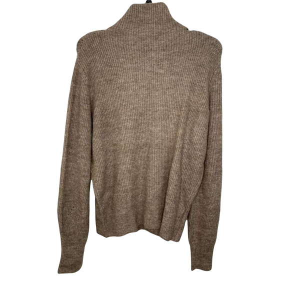 Max Studio Brown Knit Mock Neck Soft Sweater Size Medium NEW - Picture 4 of 4